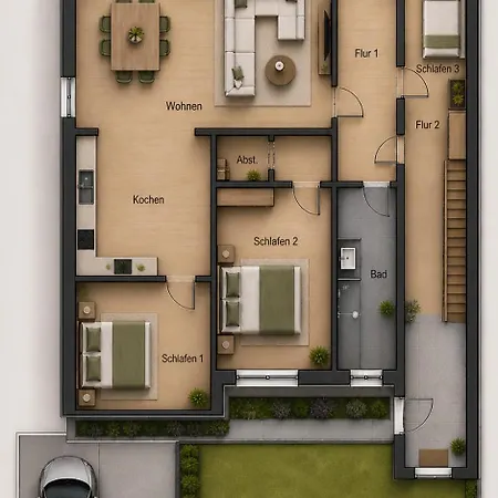 Gulfhof Siebelshoern Appartement